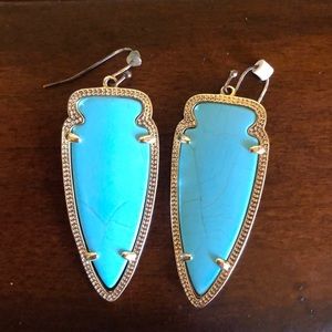 Kendra Scott turquoise earrings